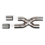 Fabspeed Ferrari Roma X-pipe with slip-fit sleeves