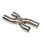 Fabspeed Ferrari Roma X-pipe, angled view
