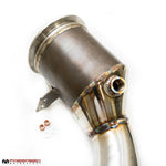 O2 bung on the Fabspeed 992.2 Carrera sport cat body