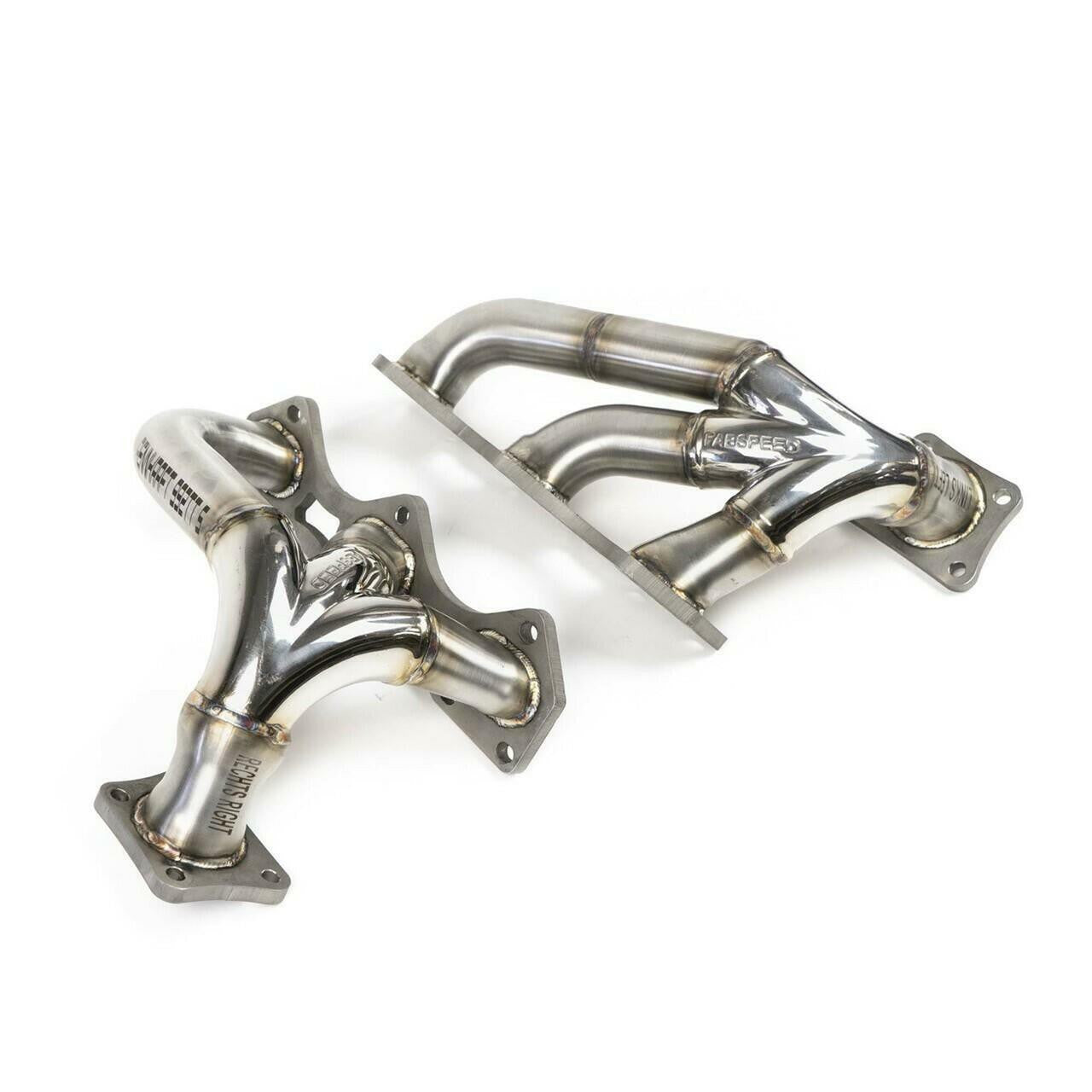 Fabspeed 992 Carrera sport headers, angled pair view