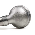 Engraved inlet bell on the Fabspeed 992 GT3 Supercup exhaust