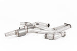 Milltek Sport downpipe and connecting pipework for 2018+ BMW 2 Series M2 Competition Coupé, product photo