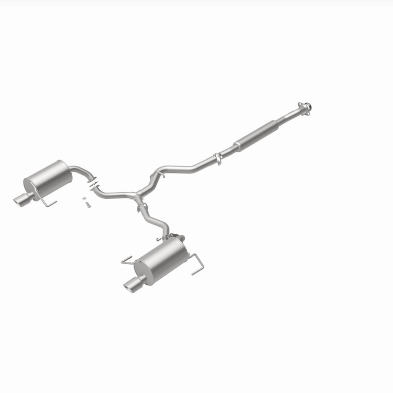 BRExhaust 106-0069 direct-fit exhaust kit, rear view of the turntable spin