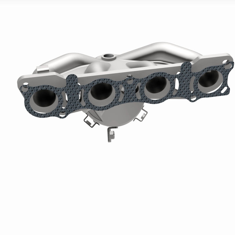 MagnaFlow 290040 oem grade manifold converter, opposite side view of the turntable spin
