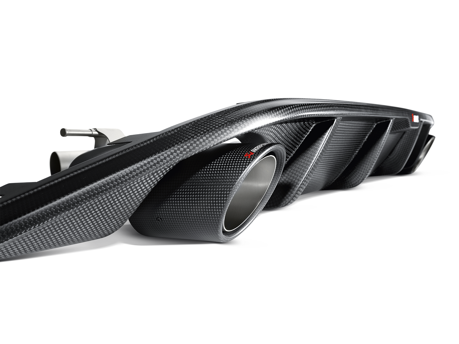 Akrapovic Rear Carbon Fibre Diffuser DI-VW/CA/1 for Volkswagen Golf GTI (MK7) 2015-2016, side view