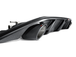 Akrapovic Rear Carbon Fibre Diffuser DI-VW/CA/1 for Volkswagen Golf GTI (MK7) 2015-2016, side view