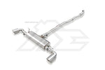 A top view of FI Exhaust Exhaust System For Mini Countryman S F60 FWD 2015-2019 with white background