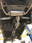 An overview of Valvetronic Designs Valved Sport Exhaust System fitted on a car (for Mercedes CLA45).