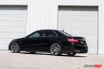 Black W212 E-Class sedan with the RennTech diffuser fitted - Carbon Fiber Rear Diffuser for the 2010-2013 E-Class Sedan