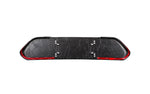 Bumperette delete panel with red edge trim - Carbon Bumperette Delete for the 2016-2021 AMG GT