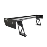 A front view of APR Performance 67" GT-250 Adjustable Wing BMW E92 M3 2005-2011 with white background