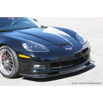 Chevrolet Corvette C6 Z06 Front Air Dam/ Splitter/ Lip Version 2 2006-2013 fitment side view