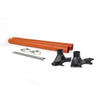 A front view of Rotor backing plates w/ hoses of the APR Performance Brake Rotor Cooling Kit Honda S2000 AP2 2004-2009 with white background