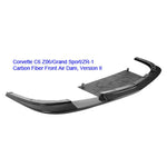 Chevrolet Corvette C6 Z06 Front Air Dam/ Splitter/ Lip Version 2 2006-2013 with white background