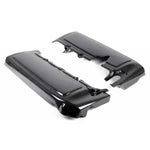 A top view of APR Performance Fuel Rail Covers Ford Mustang GT 2005-2010 with white background
