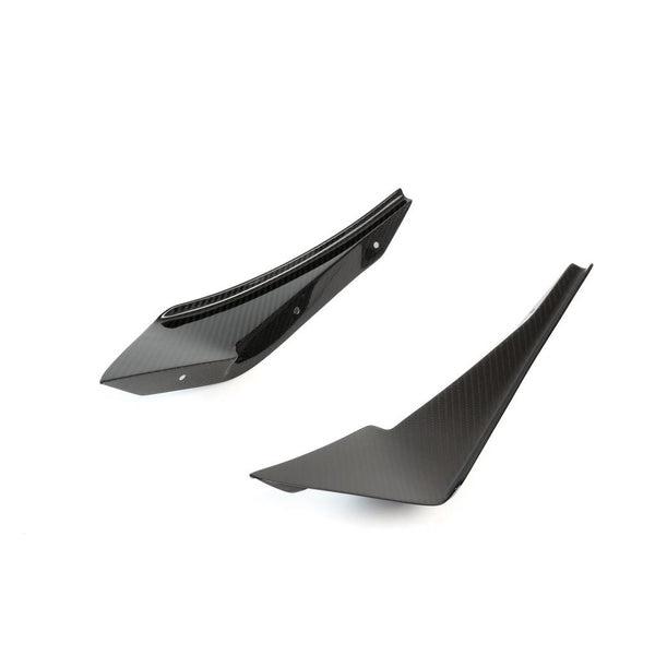 A top view of APR Performance Front Bumper Canards Ford Mustang S550 2018-2023 with white background