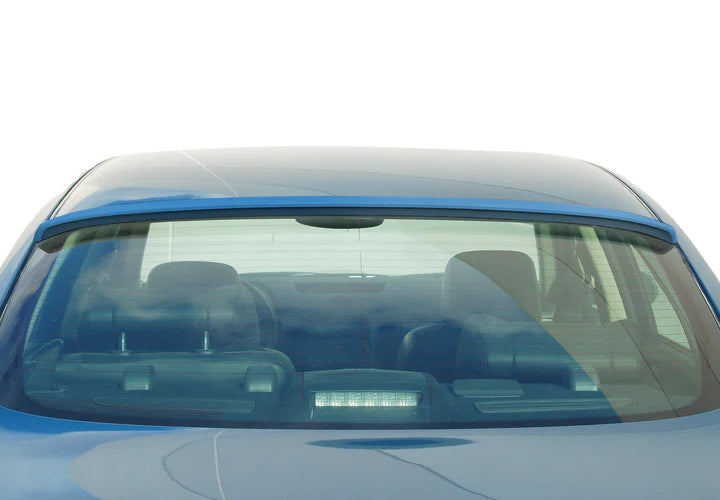 close view of Stillen Roof Spoiler for Infiniti G35 [Sedan] 2003-2006 fitted inside a car