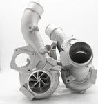 A front wide view of Pure Turbos Turbo Upgrade Pure Stage 2 for Infiniti Q50 / Q60 (VR30) 2016-2024 with white background