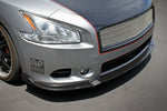 close view of Stillen Front Bumper Splitter for Nissan Maxima 2009-2015 fitted inside a car