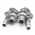 A front view of Pure Turbos Turbo Upgrade Pure700 for Kia Stinger (3.3L) 2018-2023 with white background