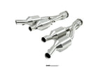 Left angled view of 100 Cell Cat Pipe Set For Lamborghini Aventador SVJ manufactured by kline innovation