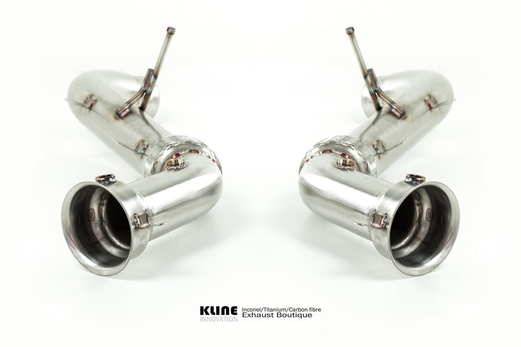 Front view of 100 Cell Cat Pipe Set For McLaren MP4-12C manufactured by kline innovation