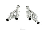Back view of 200 Cell Cat Pipe Set For Lamborghini Aventador manufactured by kline innovation
