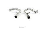 Front view of 200 Cell Cat Pipe Set For Mercedes AMG GT BLACK SERIES manufactured by kline innovation