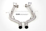 Birdseye view of DECAT Cat Pipe Set For Ferrari 458 Challenge manufactured by kline innovation