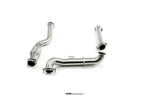 Front view of DECAT Downpipes For BMW M3/M4 (G80,G82,G83) manufactured by Kline Innovation