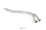 Front view of Mid Exhaust Pipes For Audi RSQ8/SQ8 manufactured by kline innovation