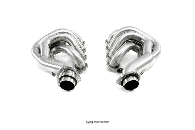 Front view of Manifolds For Ferrari 430 Scuderia manufactured by kline innovation