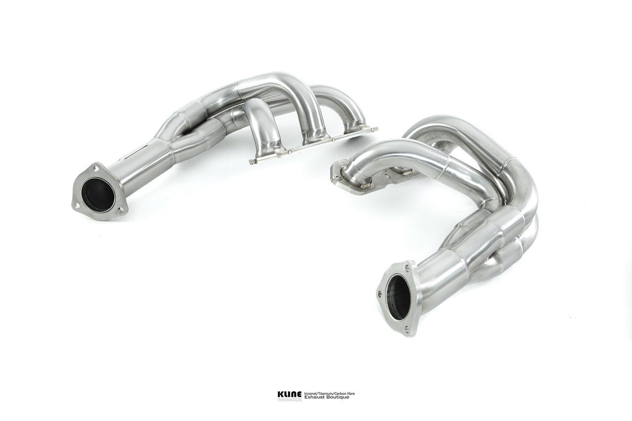 Left angled view of Manifolds For Porsche 996 Carrera manufactured by Kline Innovation