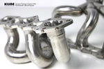 Front view of Manifolds For Porsche 997.2 Turbo Gen II manufactured by Kline Innovation