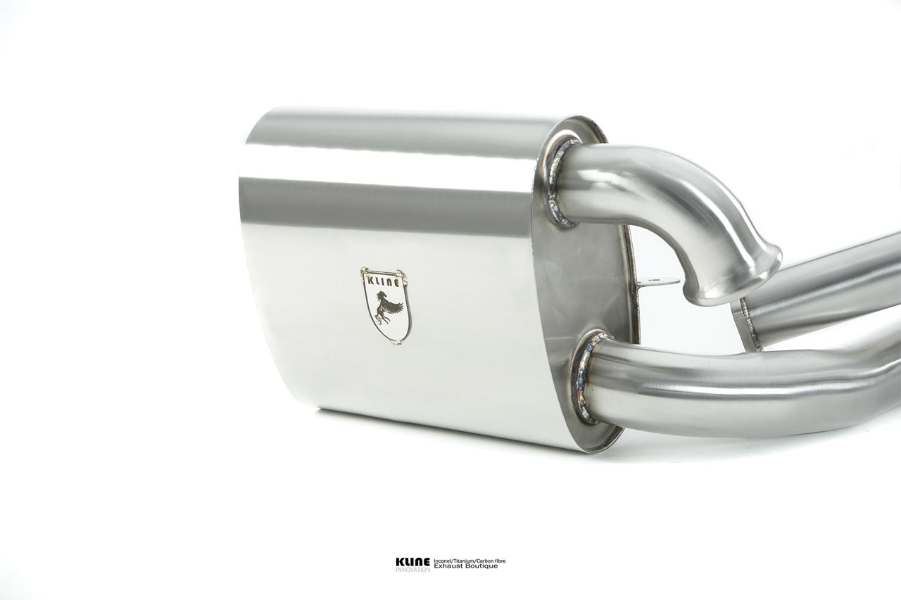 Closeup view of  Silencer Section Drum For Porsche 996 GT3 manufactured by Kline Inoovation