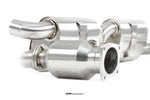 Closeup view of Catalytic Converter Silencer Section For Porsche 997 Turbo manufactured by Kline Innovation