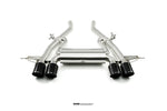 Birdseye view of Valvetronic Cat-Back Exhaust System With Center Pipes For BMW M3/M4 (G80,G82,G83) manufactured by Kline innovation