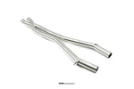Front view of 2 Downpipes For BMW M3/M4 (G80,G82,G83) manufactured by Kline innovation