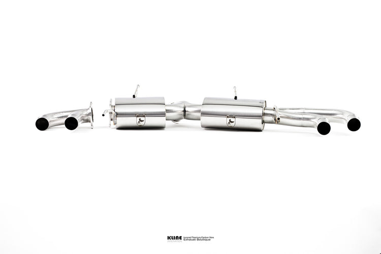 Front view of Valvetronic Rear Section For Nissan GTR 2017 (Fits OEM Valve) manufactured by kline innovation