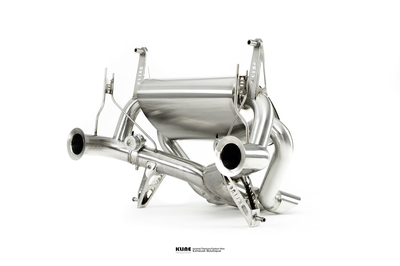 Right angler view of Valvetronic Rear System For Lamborghini Aventador SV manufacatured by kline innovation