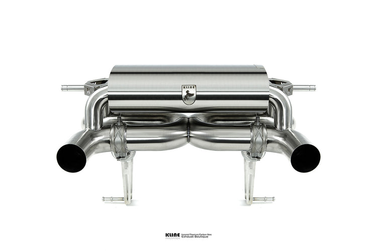 Front view of Valvetronic Rear System For Lamborghini Aventador SVJ manufactured by kline innovation