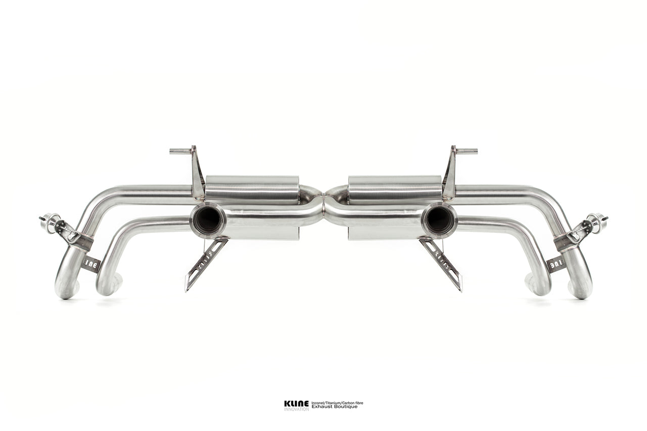 Back view of Valvetronic System For Lamborghini Huracan manufactured by kline innovation