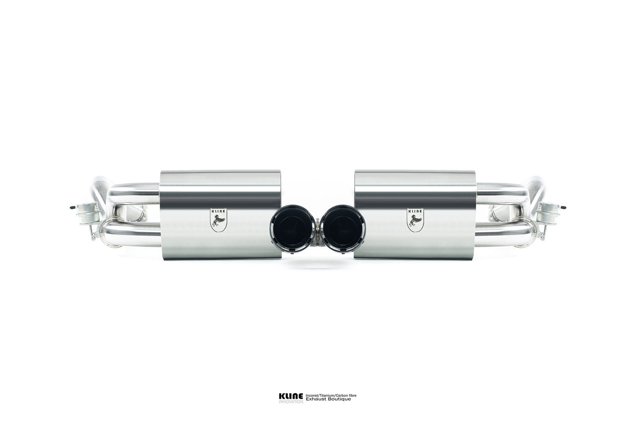 Front view of Valvetronic System - SS Tips For Porsche 987.2 Cayman R manufactured by Kline Innovation