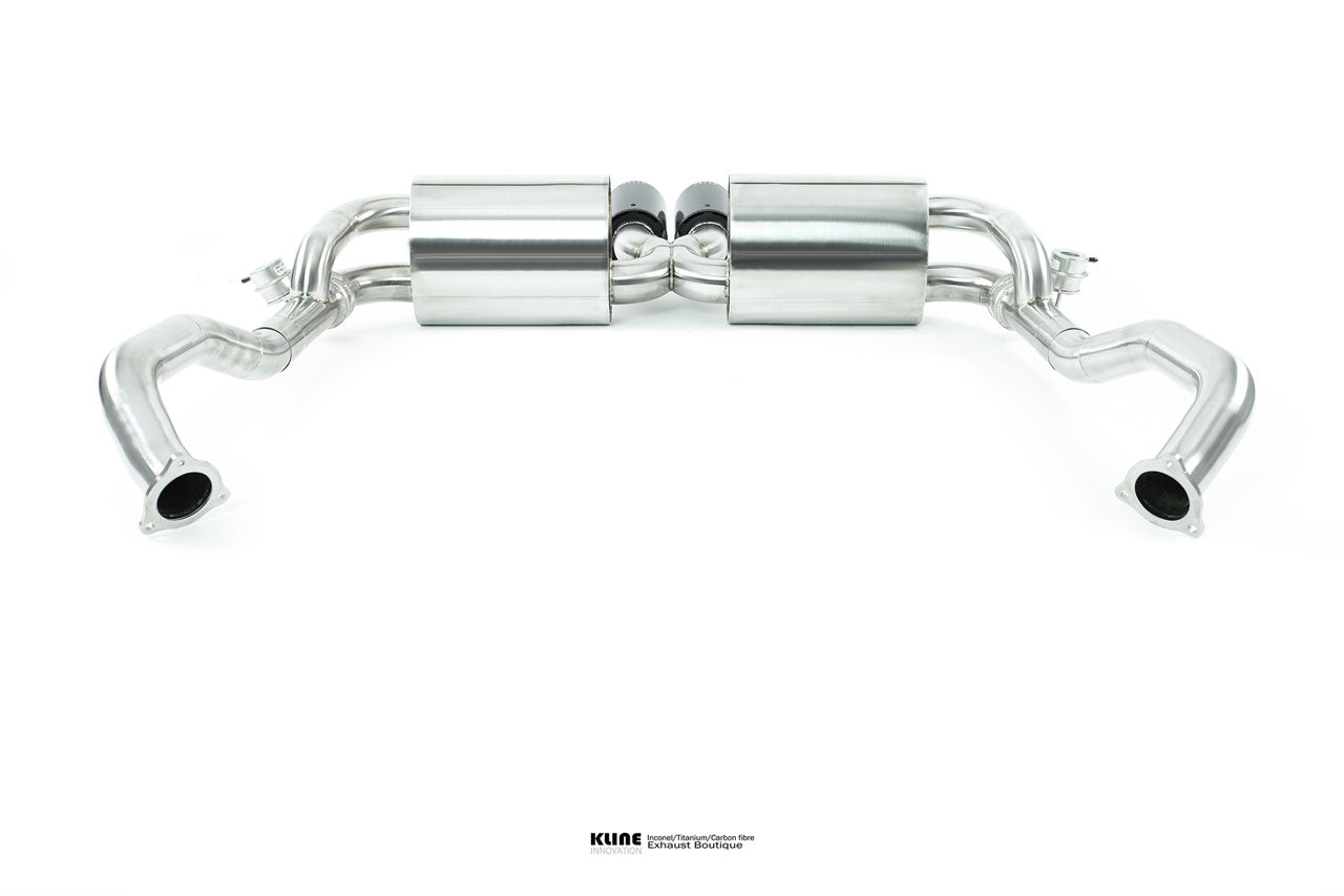 Back view of Valvetronic System - SS Tips For Porsche 987.2 Cayman R manufactured by Kline Innovation