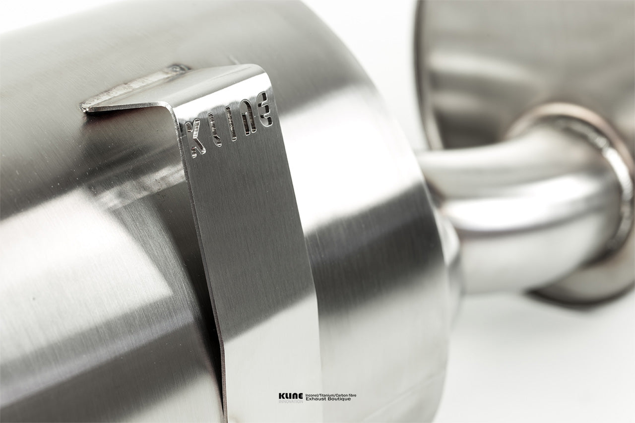 Kline logo on drum of Valvetronic System - SS Tips For Porsche 997 GT3 (Gen1/Gen2) manufactured by Kline Innovation