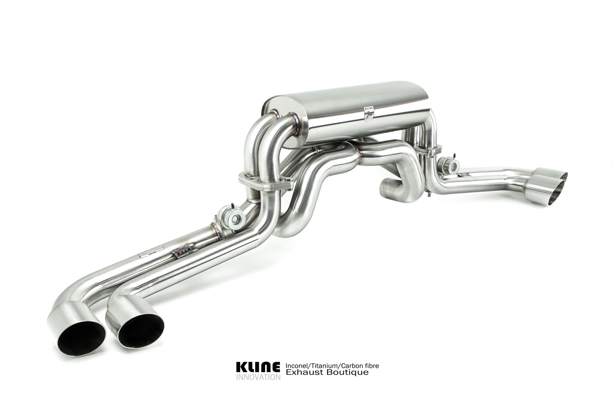 Left angled view of Valvetronic System (TUV) For Ferrari F430 manufactured by kline innovation