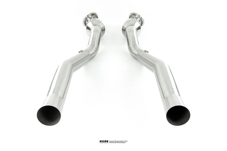 Front view of X Pipe For Ferrari 812 manufactured by kline innovation