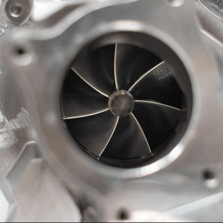 A close up view of Pure Turbos Turbo Upgrade Pure900 for Lamborghini Urus 2018–2025 with white background