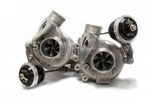 A front view of Pure Turbos McLaren MP4-12C & 650S PURE900 Turbo Upgrade with a white background