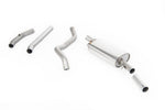 Milltek Sport exhaust system parts for 1976-1983 Volkswagen Golf Mk1 GTi (part MCXVW210): pipework, silencers and polished silver tailpipe tips